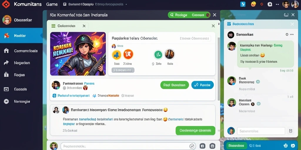 Screenshot menunjukkan karakter utama dalam pertempuran epik.
