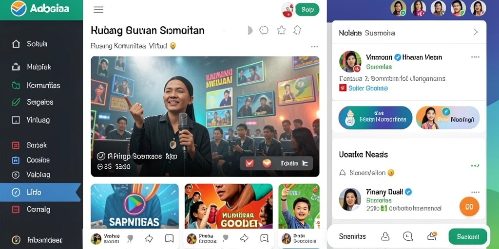Tampilan antarmuka yang menarik dan user-friendly.