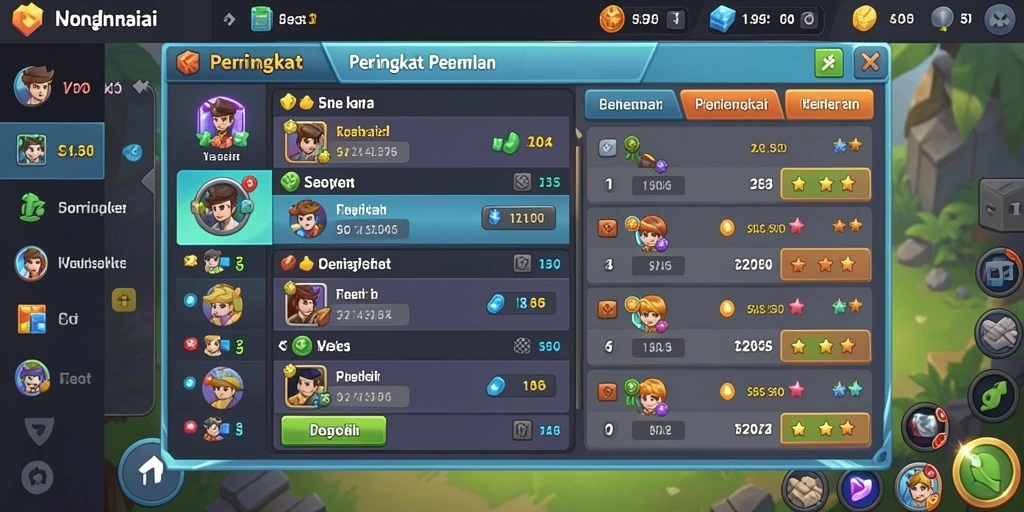 Tangkapan layar menampilkan karakter utama dalam aksi.