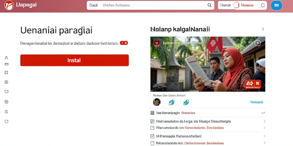 Tampilan antarmuka yang intuitif dan menarik.