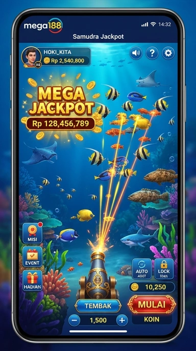 Galeri pratinjau visual mega188 build APK resmi terbaru